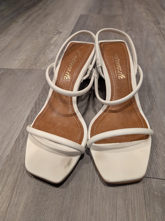 L'INTERVALLE Shoes - L'Intervalle - White Leather Strappy Slingback Sandals